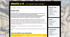 Desktop Screenshot of abseits.org