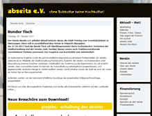 Tablet Screenshot of abseits.org